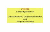 CH2210 Carbohydrates II Disaccharides, Oligosaccharides ...profkatz.com/courses/wp-content/uploads/2019/06/... · Nobel Prize in Chemistry, 1937 ascorbic acid glucose. Carbohydrates