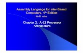 Assembly Language for Intel-Based Computers, 4 Edition · registers ALU clock I/O Device #1 I/O Device #2 data bus control bus address bus CU. Irvine, Kip R. Assembly Language for