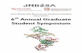 Joint Molecular Biosciences Graduate Student Association ...rwjms.rutgers.edu/.../2012JMBGSASymposiumAbstracts.pdf · elcome to the 6 th Annual Graduate Student Symposium hosted by