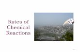 Rates of Chemical Reactions - WordPress.com · How do molecular collisions explain chemical reactions? 3. How do concentration, temperature, and catalysts affect molecular collisions