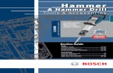 Bosch Tools - Hammer & Hammer Drills€¦ · 32 Boschtools.com Toll Free: 877-BOSCH-99 See page 44 for hammer drill accessories. BOSCH Specifications Rating 120V AC Amperage 8.0 No