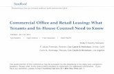 Commercial Office and Retail Leasing: What Tenants and In …media.straffordpub.com/products/commercial-office-and-retail-leasing... · 30-07-2019  · Commercial Office and Retail