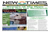 Special Edition on Youth Marijuana Issues , 2014. Beware of the … · 2017-07-27 · Special Edition on Youth Marijuana Issues , 2014. NEWSPAPER SPECIAL OF VOICES UNITED New Timesis