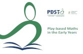 Play-based Maths in the Early Years Template... · Workshop 1 Play Pedagogy Teacher-led vs. Child-led play Language Play •Picture Books Games with Rules Play •Strands Parents