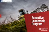 Executive Leadership Program - Top of Minds€¦ · – Mario Babic, CCO KRAMP STANDS FOR QUALITY 5 KRAMP EXECUTIVE LEADERSHIP PROGRAM. Kramp started out as a family business and