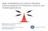 High-availability/Low Latency Wireless Communication for ......Hybrid solution of High-performance 900 MHz Frequency Hopping Spread Spectrum (FHSS) unlicensed radio and Digital Transmission