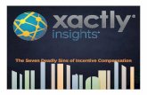 The Seven Deadly Sins of Incentive Compensation · 2017-12-14 · The Seven Deadly Sins – 6-Demotivating. The Seven Deadly Sins – 7-Accelerators. BUSINESS IMPACT WITH BIG DATA