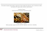 simulators for large-scale network optimization Carolina ... · 2/11/2016  · Approach: metamodel simulation-based optimization • Osorio and Bierlaire (2013) Operations Research