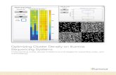 Optimizing Cluster Density on Illumina Sequencing Systems€¦ · how overclustering can be detected using real-time run metrics. Several features in the Illumina Sequencing Analysis