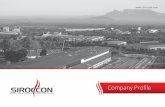 Company Profile - Sirocconsiroccon.com/.../07/20170713-company-profile-2.pdf · and construction services across project life-cycle; initiation, planning, execution/construction and