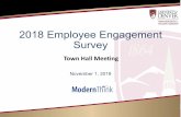 2018 Employee Engagement Survey - University of …...2018 Employee Engagement Survey November 1, 2018 Town Hall Meeting Today's Discussion DU Impact 2025: Relationship to Strategic
