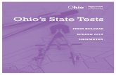 Ohio’s State Tests · 2019-07-31 · transformations in the plane. Given a geometric figure and a rotation, reflection, or translation, draw the transformed figure using, e.g.,