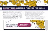 Employee Engagement through the crisis · Employee engagement scores have generally been good during the crisis for many organisations, but there are some risk factors. Burnout is