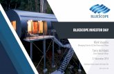 BlueScope Investor Day Presentation - Amazon S3 · presentation and, subject only to any legal obligation to do so, bluescope steel does not accept any obligation to correct or update