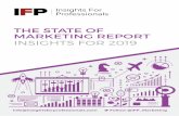 THE STATE OF MARKETING REPORT€¦ · A LOOK AT THE DATA Insight for Professionals performed market research to collect data and insights from marketing professionals. This provides