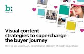 Visual content strategies to supercharge the buyer journey · 2018-03-28 · Visual content strategies to supercharge the buyer journey 4 I discover new products 63.6% on social media