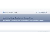 Automating Customer Analytics. - KNIME · 2 UGM 2012 – Automating Customer Analytics © DYMATRIX CONSULTING GROUP Outline Overview DYMATRIX CONSULTING GROUP Automating customer