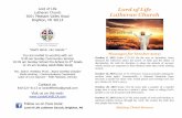 Lord of Life Lutheran Church - Brighton, MI - Lord of Life ... · OCTOBER BIRTHDAY’S 02 – Adrian Stitt 05 – Shari Madison 06 – Chuck McCracken & Sydney Unruh 09 – Ariania