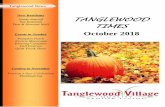 New Residents TANGLEWOOD TIMES · October Birthday’s 7th Sue Eastman 9th Harriett Wall 14th Heather Perry 16th Bonnie Finfrock 18th Juanita Fleener 26th Harriet Douglass Join Amanda