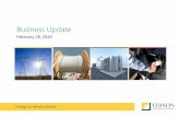 EIX February 2020 Business Update - Edison International · 2020-05-15 · • Partnering with global market leaders to align energy investments with strategic goals ... requested