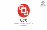 Unified Communication - X Framework · o Jenkins (Mellanox), Buildbot (ORNL) hooked up with GitHUB . Project Management API definitions and changes are discussed within developers