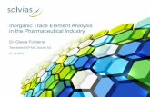 Inorganic Trace Element Analysis in the Pharmaceutical ... · Inorganic Trace Element Analysis in the Pharmaceutical Industry • Sources of pictures, diagrams, etc. are all listed