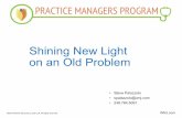 Shining New Light on an Old Problem - MemberClicks...©2018 Warner Norcross & Judd LLP. All rights reserved. WNJ.com Shining New Light on an Old Problem • Steve Palazzolo • spalazzolo@wnj.com