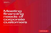 Meeting Corporate Customers Financing needs of Corporate ... · 2 WHITE PAPER / Meeting financing needs of corporate customers DISCLAIMER The following is intended to outline our