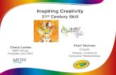 Inspiring Creativity - K-12 Blueprint · playful branches, and leaves new discoveries. Visual Voices: Kids Speak Up for Creativity “Magical Creativity Glasses" By Erika J. 6th grade