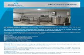 MP CheeseMaker - Milkplan · MP CheeseMaker MP CheeseMaker by Milkplan is a complete cheese production line for milk capacity from 100 to 500 liters. It is a reliable and functional