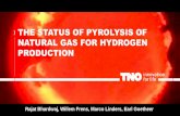 THE STATUS OF PYROLYSIS OF NATURAL GAS FOR HYDROGEN … · Rajat Bhardwaj, Willem Frens, Marco Linders, Earl Goetheer THE STATUS OF PYROLYSIS OF NATURAL GAS FOR HYDROGEN PRODUCTION.
