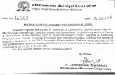 Request for Proposal Selection of Operator for Providing services …portal2.bmc.gov.in/Files/Keyprojects_01062018042754PM.pdf · Bhubaneswar. BMC in order to maintain cleanliness