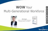 WOW Your Multi-Generational WorkforceIf we address your question during today’s live broadcast, you’ll receive a complimentary copy of The WOW! Workplace by Mike Byam. WOW! us