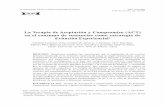 La Terapia de Aceptación y Compromiso (ACT) en el consumo de …aepc.es/ijchp/articulos_pdf/ijchp-345.pdf · 2020-01-20 · Terapia de Aceptación y Compromiso. Trastorno de Evitación