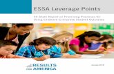 ESSA Leverage Points - Education Weekblogs.edweek.org/edweek/campaign-k-12/RFA ESSA 50 State Report_final.pdf · approaches to those ESSA leverage points promising to have the highest