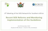 Recent SOE Reforms and Monitoring Implementation of the ... Day1_Network.pdf · 6th Meeting of the SOE Network for Southern Africa Recent SOE Reforms and Monitoring Implementation