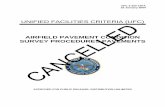 UNIFIED FACILITIES CRITERIA (UFC) CANCELLED...Rigid pavement deduct values, distress 70, scaling. 5-12. Rigid pavement deduct values, distress 71, settlement. 5-13. Rigid pavement