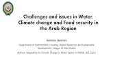 Challenges and issues in Water, Climate change and Food security … · 2014-09-21 · Challenges and issues in Water, Climate change and Food security in the Arab Region Hammou Laamrani