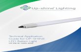 UPSHINE UP-DB18-1600-40W High CRI80 LED …...40W Ⅱ IP66 -20oC~45oC 0~90% -20oC~65oC Driver data Main Power Input rated Voltage AC100-277V Frequency 50/60Hz Input Voltage AC90-305V