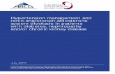 Hypertension management and renin-angiotensin-aldosterone … · 2017-11-25 · Hypertension management and renin-angiotensin-aldosterone system blockade in patients with diabetes,