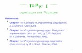 TopicI - cl.cam.ac.uk · TopicI Introductionandmotivation References: Chapter1of Concepts in programming languagesby J.C.Mitchell. CUP,2003. Chapter1of Programming languages: Design