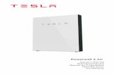 Powerwall 2 AC Owner's Manual - Rainbow Power …4 Powerwall Owner’s Manual 1. Powerwall Warranty Tesla Powerwall comes with a warranty whose term depends on the connection of Powerwall