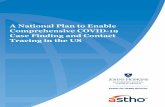 A National Plan to Enable Comprehensive COVID-19 Case ... · Taiwan linked medical records, health insurance records, and travel history to contact tracing efforts and provided a