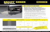 RAILIFT SERIES - Marathon Truck Bodymarathontruckbody.com/.../rc-23456-m100-f15-cv_1.pdf · RAILIFT ® SERIES Maxon Lift Corp. 11921 Slauson Ave., Santa Fe Springs, CA 90670, 800.227.4116
