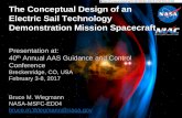 The Conceptual Design of an Electric Sail Technology Demonstration Mission Spacecraft · 2017-03-03 · National Aeronautics and Space Administration 24 JPL MALTO Tool Enhancement