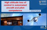 - Ashok Poduval - ASASI Altitude... · - Ashok Poduval . School of Aviation International Committee for Aviation Training in Extended Envelopes (ICATEE) 2009 ...