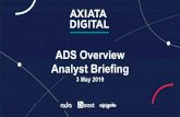 Axiata Digital ADS Overview YoY Brand Competitor Benchmark ...axiata.listedcompany.com/misc/Axiata_ADS presentation.pdf · YoY Brand Competitor Benchmark ADS Overview Analyst Briefing