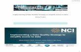 Implementing a Data Quality Strategy to simplify access to ...€¦ · 11/9/2016 5 nci.org.au National Environmental Research Data Interoperability Platform (NERDIP) HDF5 NetCDF -4