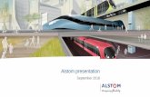 Alstom presentation · 1,5 2016/17 2017/18 Sales (in € billion) Rolling stock Systems Signalling Services +9% +9% % change reported 7.3 8.0 Complete range of solutions Outstanding