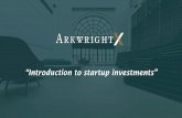 “Introduction to startup investments”verdintnu.no/wordpress/wp-content/uploads/2018/09/... · A startup incubator investing in 4-7 new startups each year Startups will reside